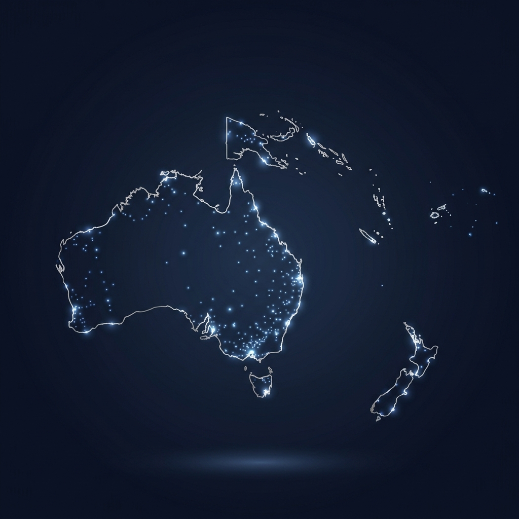 Oceania Map
